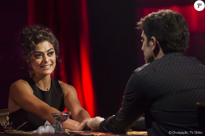 Juliana Paes durante participação no "Adnigth" (Crédito: Reprodução)