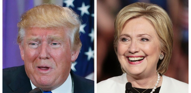 Hillary lidera com 48% contra 44% de Trump (Crédito: Divulgação)