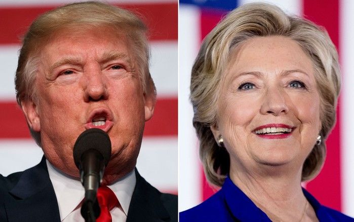 Donald Trump e Hillary Clinton (Crédito: Reprodução)