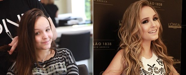 Larissa Manoela passa 8 horas no salão para mudar de visual