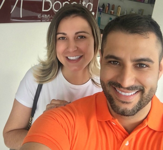 Andressa Urach e marido (Crédito: Arquivo Pessoal)