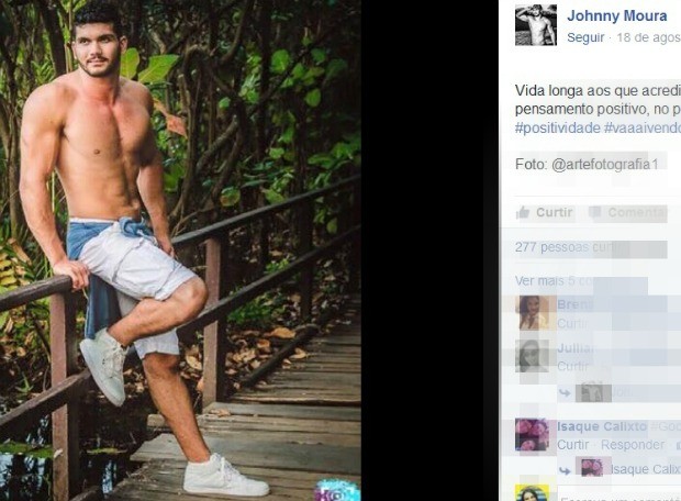 Modelo foi morto com tiro na cabeça (Crédito: Reprodução)