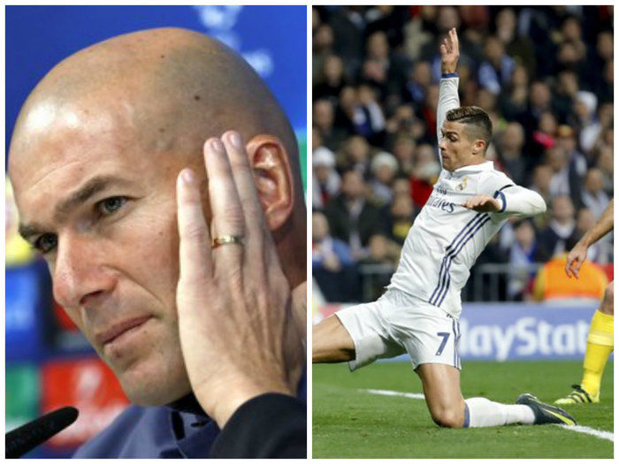 Técnico do time, Zinedine Zidane