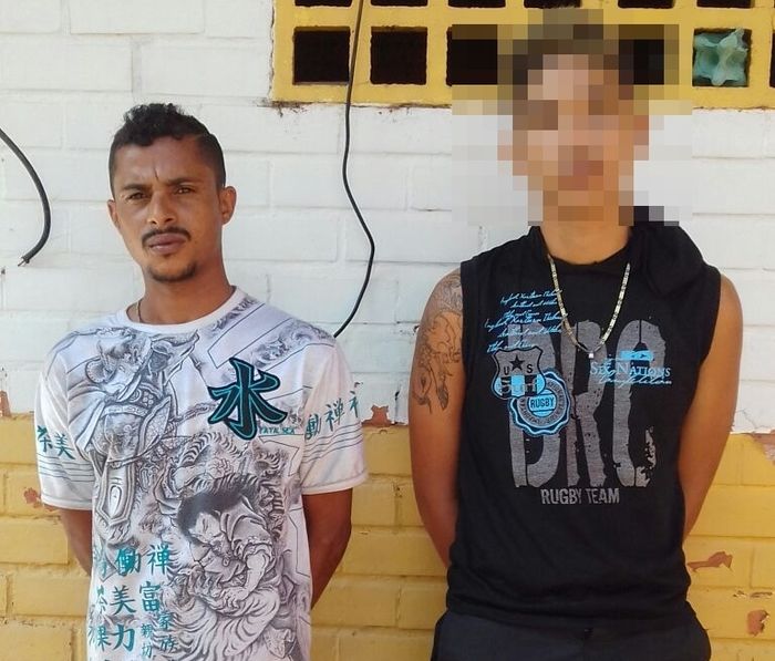 Dupla foi capturada em Palmeirais (Crédito: Reprodução)