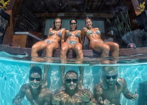 Time de beldades ostentam corpos sarados e aproveitam férias no CE