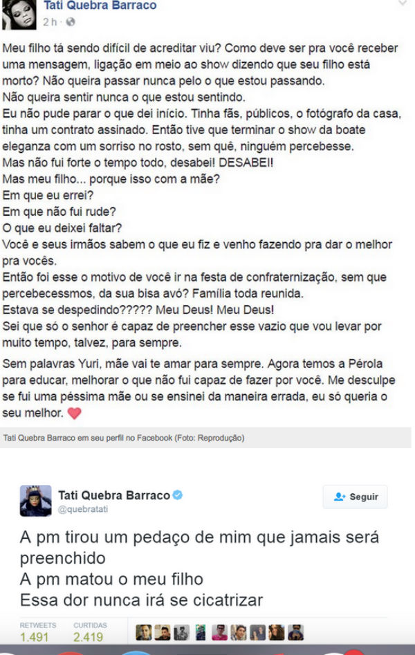 Post de Tati Quebra Barraco