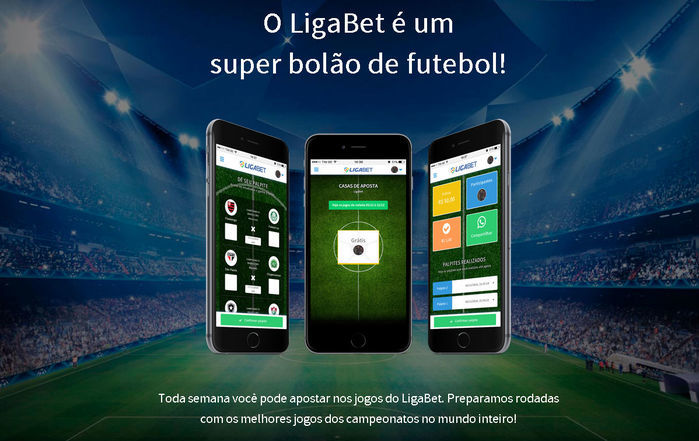 Ligabet: Participe de bolão de futebol online e ganha prêmios (Crédito: Reprodução)