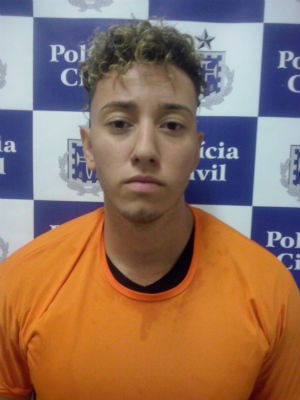 Gabriel, que namorava a vítima, teria armado o crime (Crédito: Divulgação/Polícia Civil))