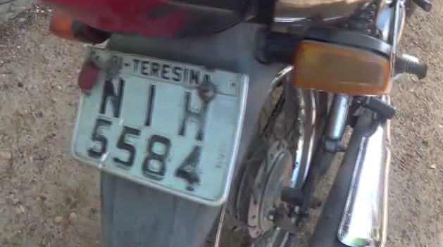 Veículo roubado pela dupla (Crédito: Rede Meio Norte)