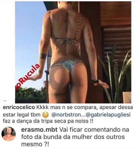 Noivo de Pugliesi ameaça irmão de Carol Celico em rede social