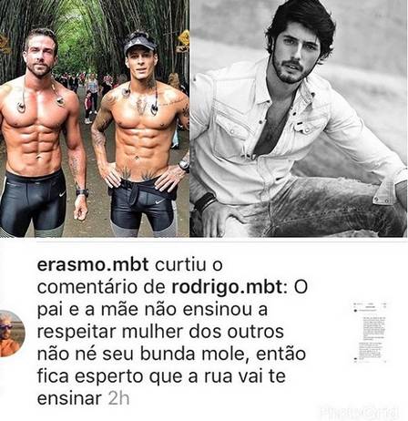 Noivo de Pugliesi ameaça irmão de Carol Celico em rede social