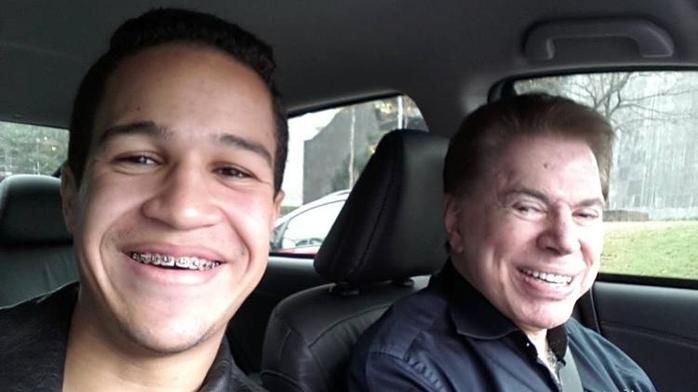 Silvio Santos dá carona em seu carro ao fã Wesley Oliveira (Crédito: Arquivo Pessoal)
