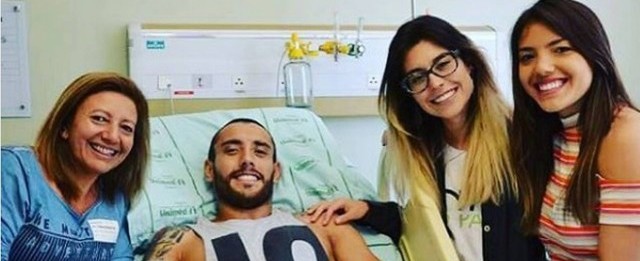 Alan Ruschel posta pela 1º vez após acidente: ‘Deus, obrigado’