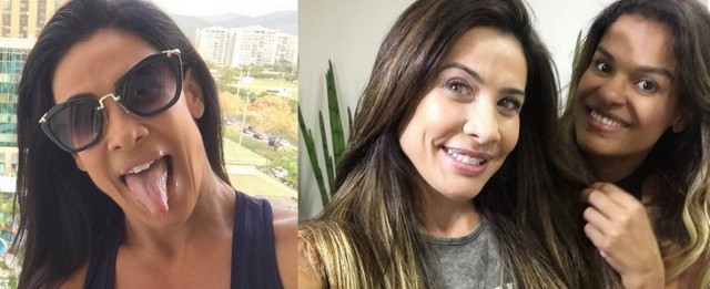 Scheila Carvalho muda o visual e adota fios louros com mega hair