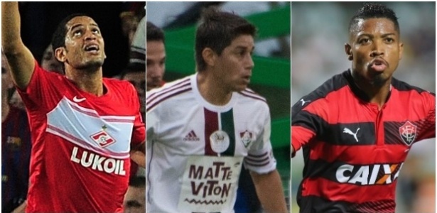 Romulo, Conca e Marinho estão próximos do Flamengo para a temporada 2017 (Crédito: Reprodução)