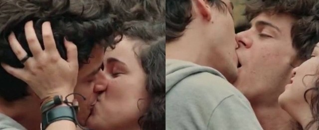 Após cena de sexo com Marquezine, Jesuíta Barbosa dá beijo triplo