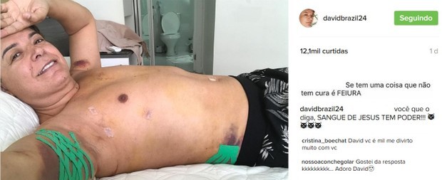David Brazil é provocado nas redes sociais e responde "na lata"