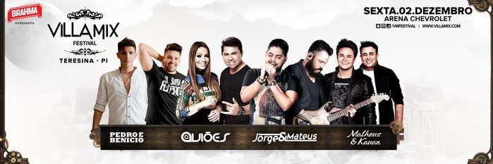 Atrações do Villa Mix (Crédito: Reprodução)