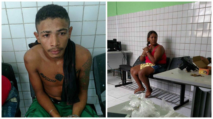 Casal preso (Crédito: Reprodução)