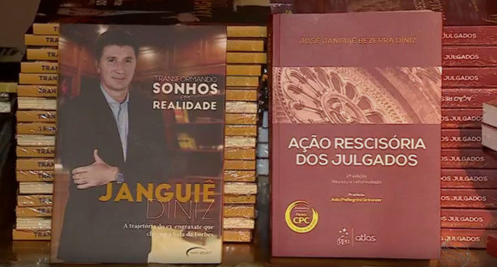 Janguiê Diniz lança livros (Crédito: Reprodução)