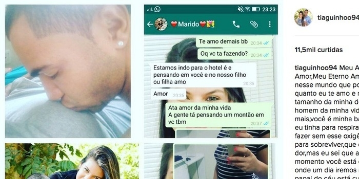 Grávida, mulher de atacante morto desabafa: “Preciso de você”