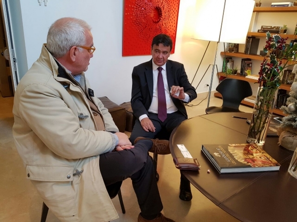 Empresário italiano Luigi Ceretti, através da Secretaria da Mineração, havia solicitado esta audiência com o governador (Crédito: Reprodução)