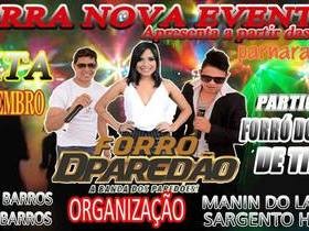 Não percam Forró DParedão no Clube Terra Nova Eventos