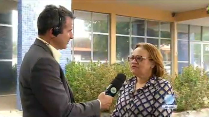 Conselheira tutelar Socorro Arraes, durante entrevista ao vivo no Agora (Crédito: Rede Meio Norte)