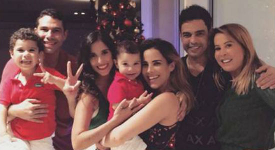 Zilu passa Natal com as filhas e Zezé com Graciele pela 1ª vez