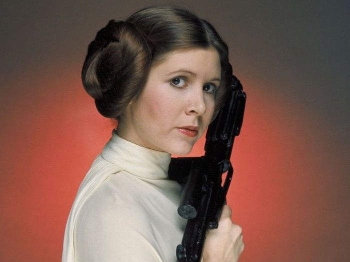Carrie Fisher interpretou a princea leia em Star wars
