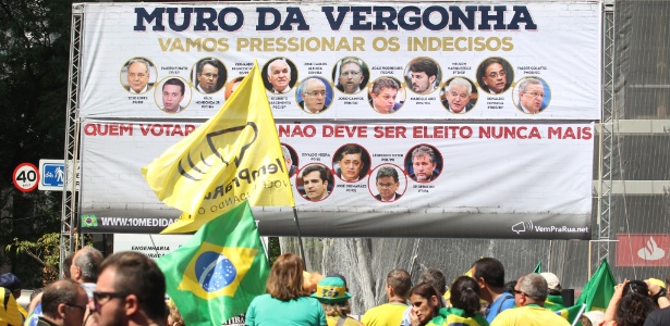 Manifestação em apoio ao juiz Sergio Moro e a operação Lava Jato na Avenida Paulista, em São Paulo, em novembro (Crédito: Reprodução)