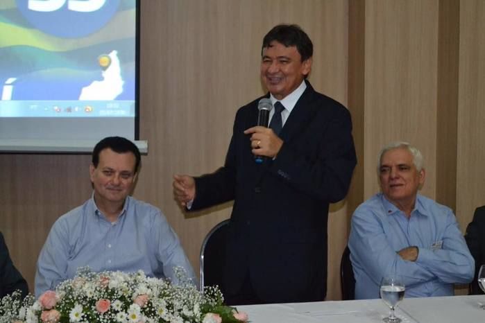 Ministro Gilberto Kassab participa de encontro com políticos (Crédito: Pablo Cavalcante)