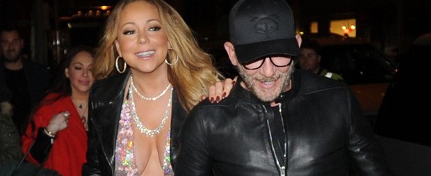 Mariah Carey sai sem calcinha e é traída por vestido