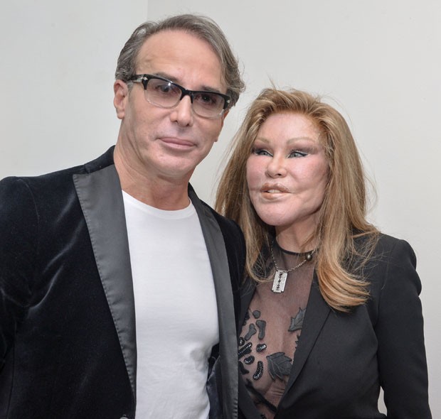 Lloyd Klein ao lado de Jocelyn Wildenstein