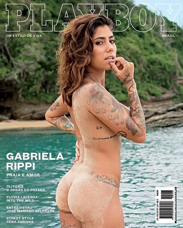 Gabi Rippi.na Playboy (Crédito: Divulgação)