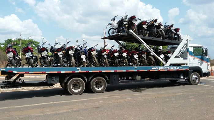 Foram retidas 67 motocicletas em Teresina