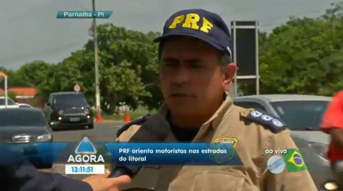Chefe do Núcleo de Policiamento e Fiscalização da PRF de Parnaíba, Claudiomar Ferreira
