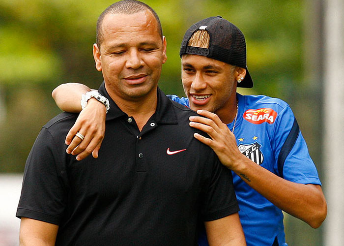 Neymar e seu pai (Crédito: Divulgação)