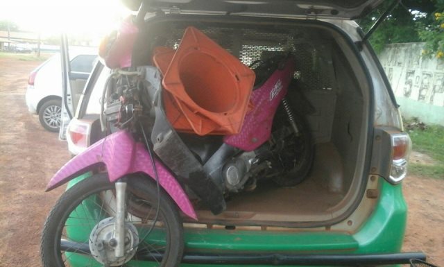 Motos roubadas encontradas abandonadas