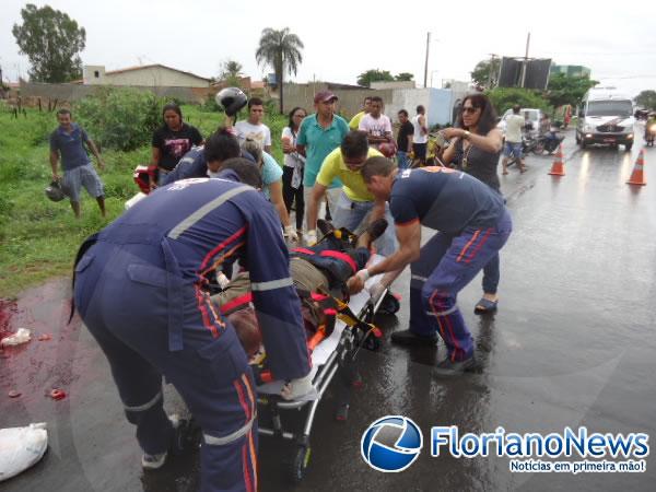 Vítima morreu ao chegar no hospital (Crédito: Reprodução)