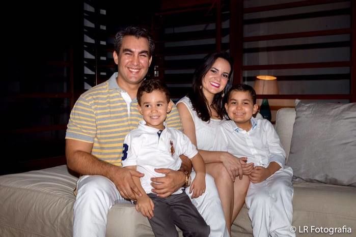 Pequeno Caio e sua família (Crédito: Reprodução)
