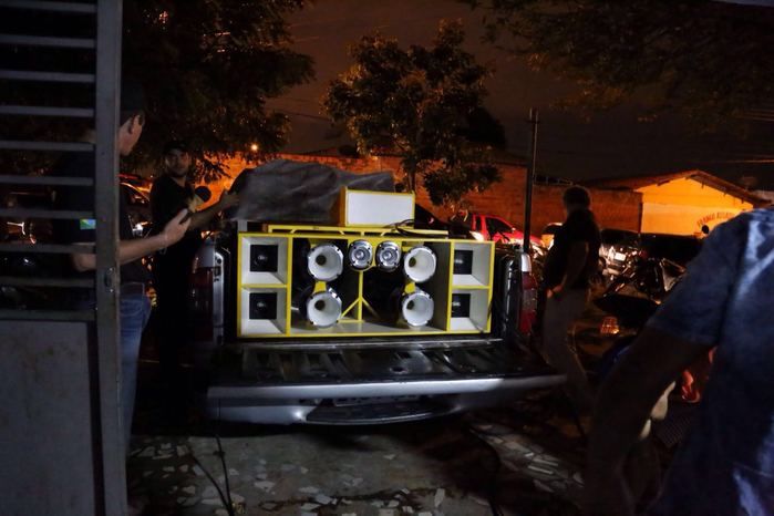 Polícia realiza operação na madrugada (Crédito: Reprodução)