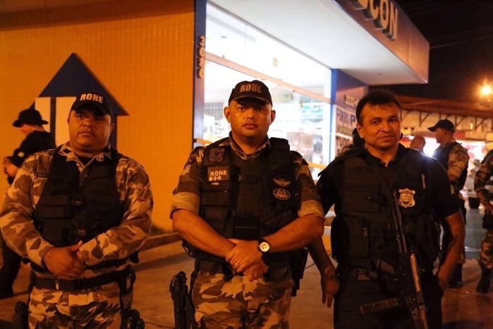 Polícia envolvida na operação (Crédito: Reprodução)