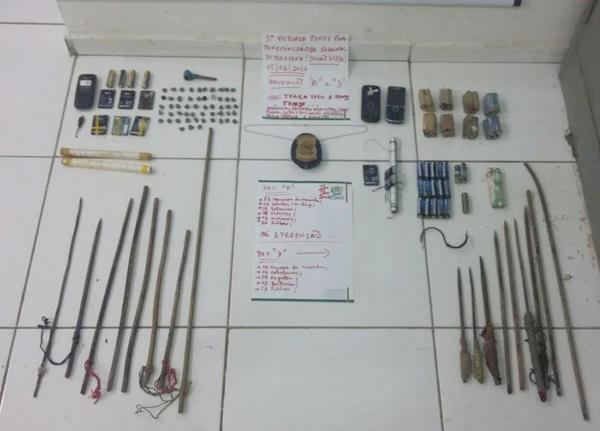 Objetos encontrados na Irmão Guido