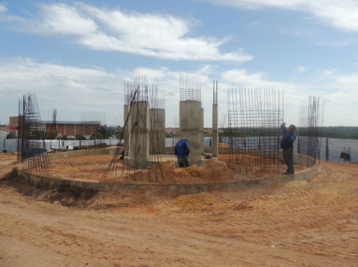 Reservatório no Residencial Jacinta Andrade (Crédito: Divulgação Portal do Governo )