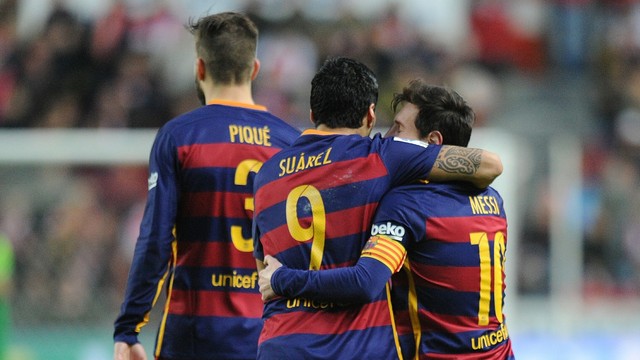 Trio de craques do Barcelona em tarde inspirada