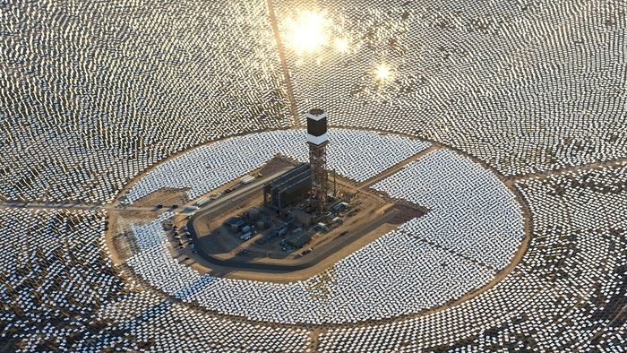 Usina Ivanpah Solar Electrict Generating System (Crédito: Reprodução)
