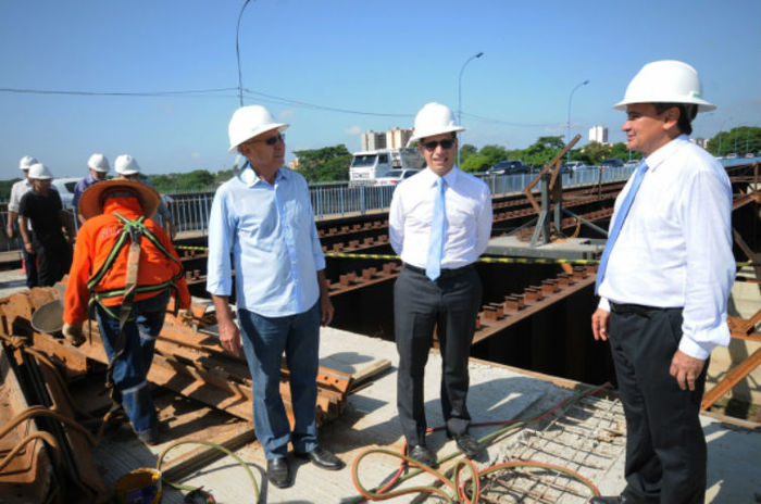 Governador Visita obras da ponte Wall Ferraz (Crédito: Francisco Leal)