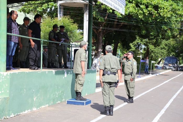 Troca de comando da polícia (Crédito: Tavynho Neto/SSP-PI)