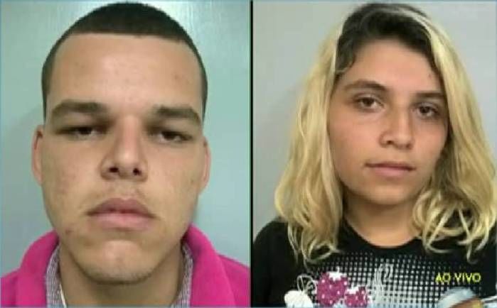 Casal acusado de matar o jovem (Crédito: Reprodução)